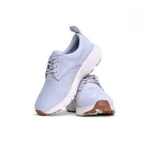 Dr. Comfort Ruth Women’s Leather Comfort Walking Shoes - Size 7W (Soft Grey)